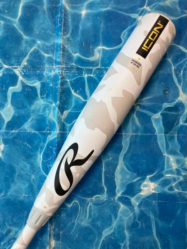 2025 Rawlings Icon Composite Bat USSSA Certified (-10) Composite 19 oz 29" (Used)