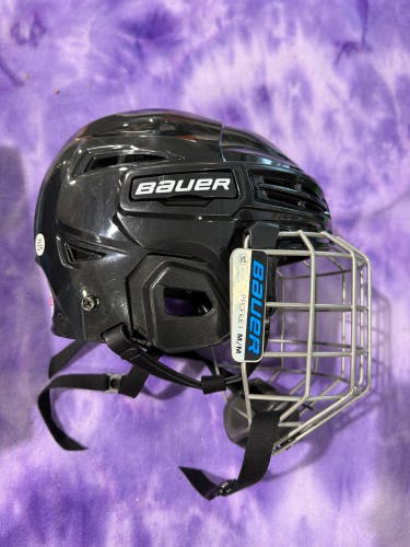 Black Medium Bauer IMS 5.0 Helmet (Used)
