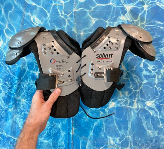 Large Youth Schutt Y Flex Shoulder Pads (Used)