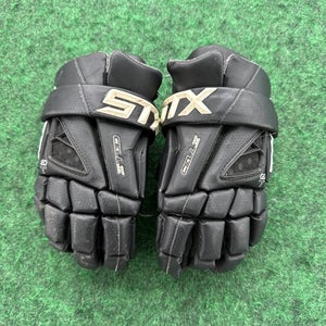 Black Small STX Cell IV Lacrosse Gloves (Used)