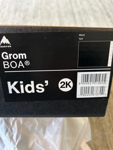 Kid's 2K (Infant) Burton Grom Snowboard Boots Medium Flex All Mountain (New)