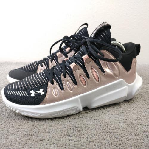Under Armour Flow Breakthru 4 Womens Size 9 Shoes Metallic Pink Sneakers
