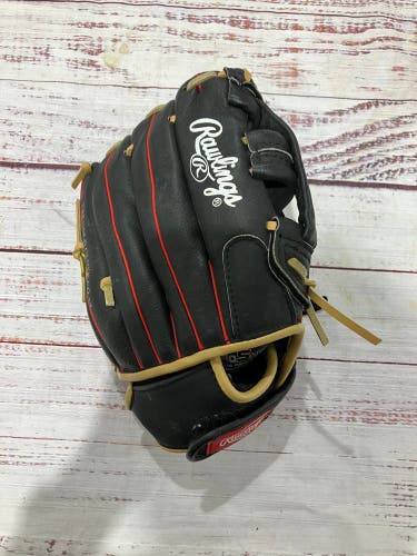 Black Rawlings Highlight Series LH Baseball Glove 11.5" (Used)