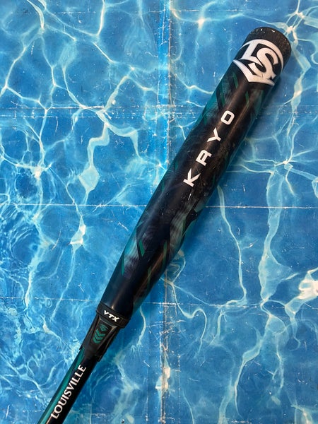 Black 2025 Louisville Slugger Kryo Composite Bat (-11) 19 oz 30" (Used)