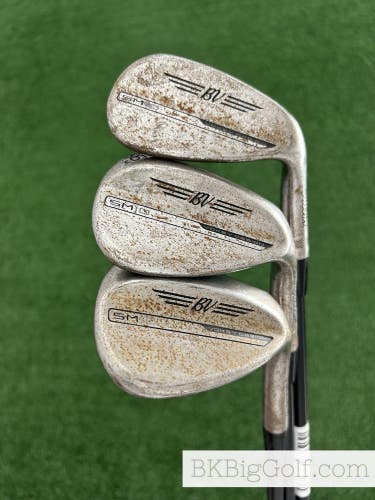 Titleist Vokey SM10 Raw 3 Wedge Set (52, 56, & 60 Degrees)