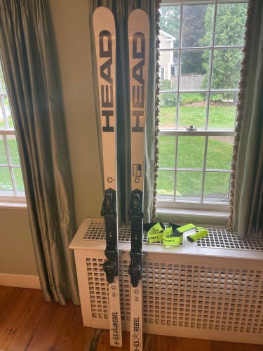 Men's HEAD WC Rebels i.GS RD 193 cm Racing Skis Max Din 20 (Used)