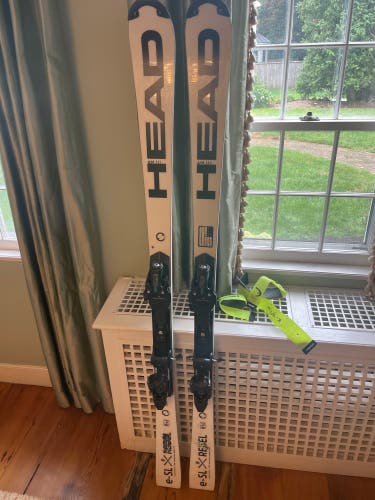Men's HEAD WC Rebels i.SL RD 165 cm Racing Skis Max Din 16 (Used)