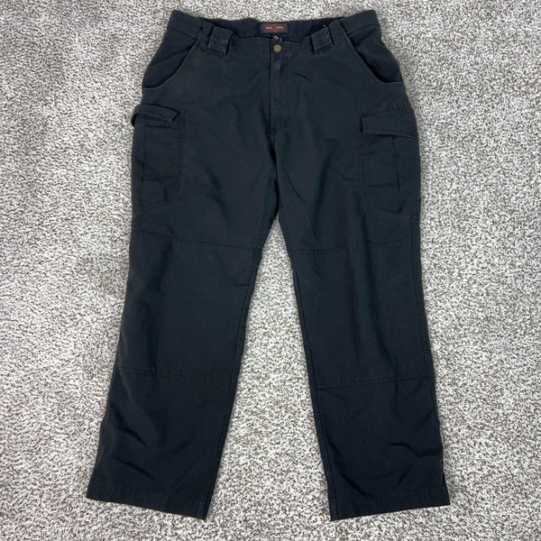 TRU SPEC Pants Mens 38 Black Tactical Ripstop Cargo Work Utility Pockets Gorp