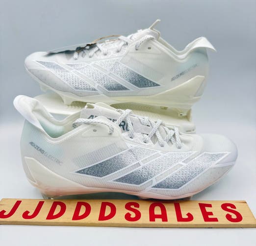 Adidas Adizero Electric Football Cleats White Silver Chrome IE6286 Men’s Sz 9
New Without Box