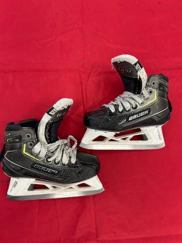 Junior Bauer Elite Hockey Goalie Skates | Size 1.5EE