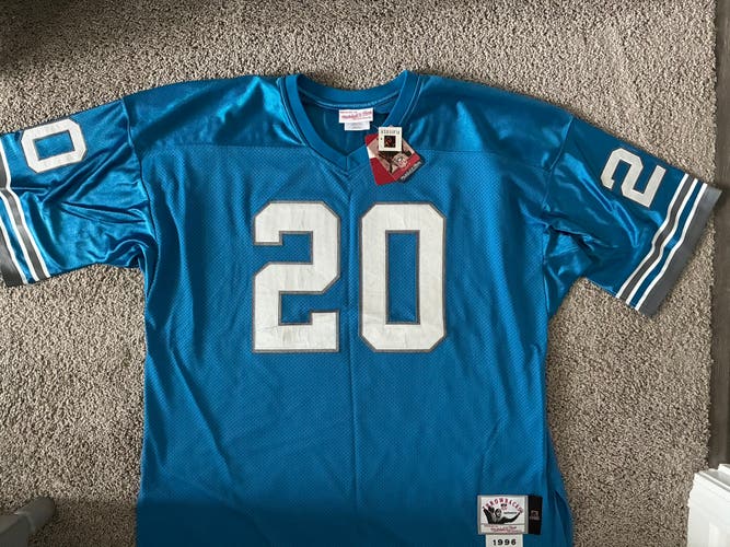 Blue Size 52 Men's Mitchell & Ness Jersey (New)