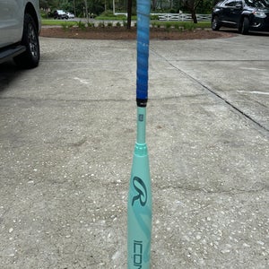 2026 Rawlings Icon Composite USSSA Certified Bat (-8) 23 oz 31" (Used)