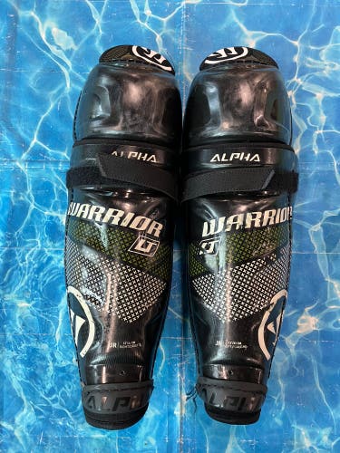 Junior Warrior Alpha LT Shin Pads 13" (Used)