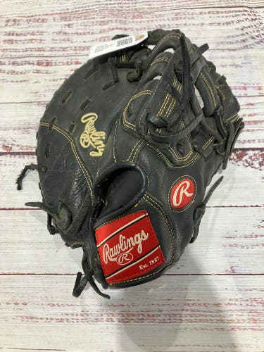 Black Rawlings Renegade RH First Base Baseball Glove 11.5" (Used)