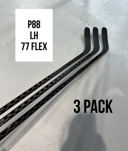Senior(3x)Left P88 77 Flex ProBlackStock™ Unbranded Blackouts Pro Stock Nexus Hockey Sticks