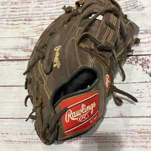 Brown Rawlings Player Preferred RH First Base Baseball Glove 12.5" (Used)