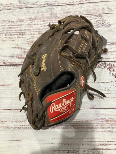 Brown Rawlings Player Preferred RH First Base Baseball Glove 12.5" (Used)