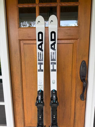 HEAD 181 cm Racing Skis With Bindings Max Din 14 (New)