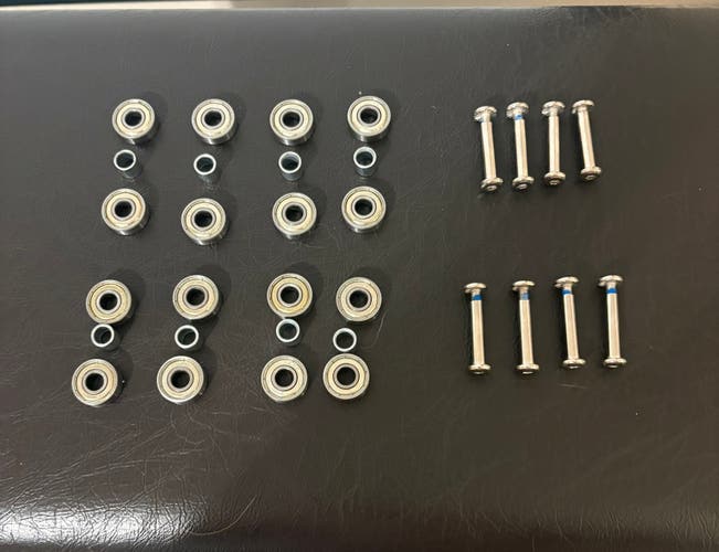Abec 7 bearings, Spacers, and Axles(New)