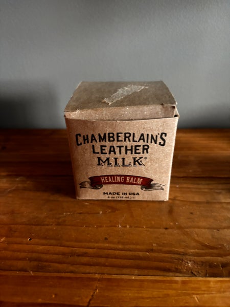 New (sealed) Chamberlain Milk Leather conditioner