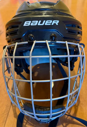 Bauer IMS 5.0 Hockey Helmet with Bauer FM2100 Cage - Senior Medium - Black.(Used)