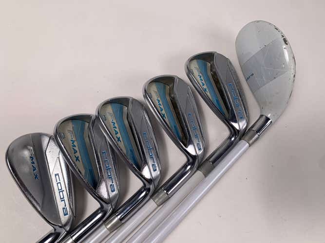 Cobra F-Max Womens Hybrid Iron Set 5-PW+SW SuperLite 55g Ladies RH No 7 iron