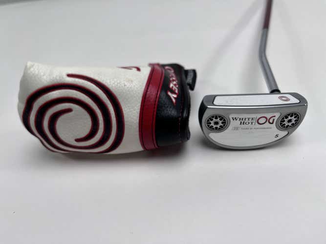 Odyssey White Hot OG Five Stroke Lab Putter 34" SuperStroke Claw 1.0 Mens RH HC