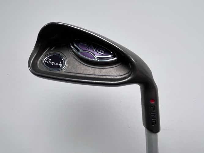 Ping Rhapsody Single 7 Iron Red Dot 1* Flat ULT 129 Ultra Light Ladies RH