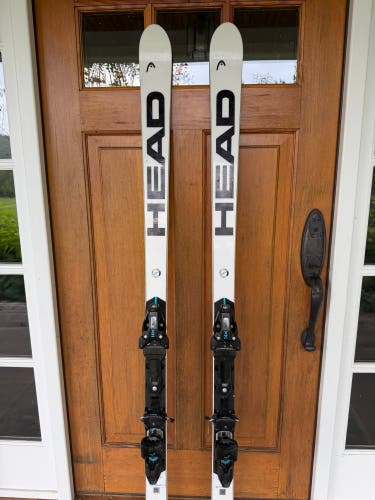 HEAD WC Rebels e-SG RD 185 cm Racing Skis With Bindings (Used)