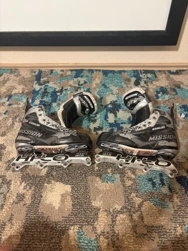 Mission Inhaler NLS3 Inline Skates Regular Width Size 6.5 (Used)