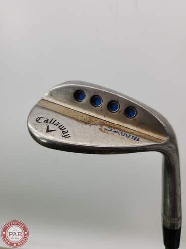 2019 CALLAWAY JAWS MD5 PLATINUM CHROME WEDGE 58*/8T REG PROJX RIFLE 34.5" GOOD