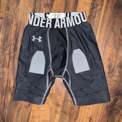 Under Armour Heatgear Hockey Shorts (Jock) - Boys Youth Medium