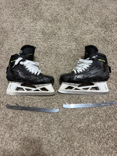 2024 Bauer Elite Hockey Goalie Skates Extra Wide Width 6 (Used)