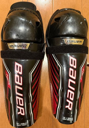 Bauer NSX Senior Hockey Shin Guards - 13" / 33cm (Used)