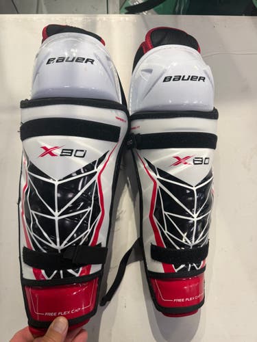 Senior Bauer Vapor X80 Shin Pads 15" (Used)