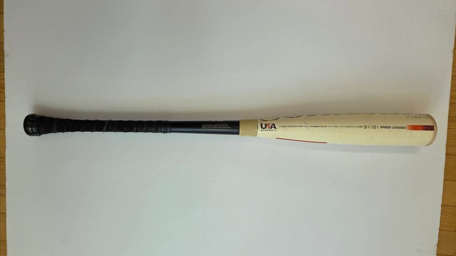 2024 Warstic Bonesaber Hybrid USABat Certified Bat (-10) 21 oz 31" (Used)
