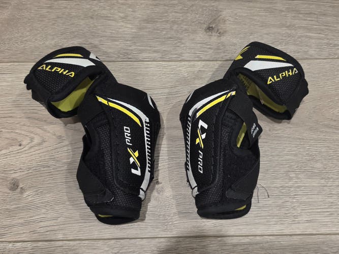 Youth Large/XL Warrior Alpha LX Pro Elbow Pads Pro Stock (Used)