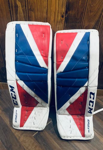 CCM EFLEX 5.9 Goalie Pads 31+1 - Red/Blue/White