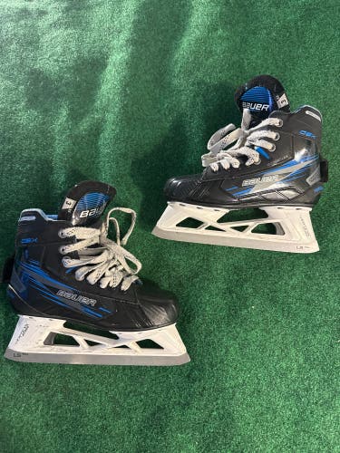 Junior Bauer GSX Hockey Goalie Skates (Extra Wide) Size 3 (Used)