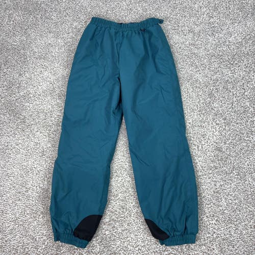 Vintage Columbia Pants Womens Large Blue Nylon Snow Ski Elastic Waterproof Gorp