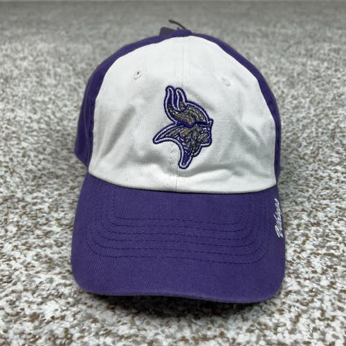 Minnesota Vikings Hat Cap Strap Back Womens One Size Purple NFL Sequin Logo