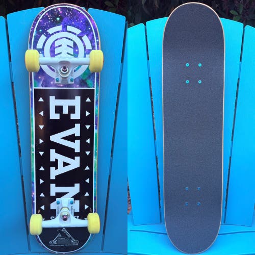 Element Skateboards Even Smith Name Block Complete Skateboard 8.0 Thunder Trucks