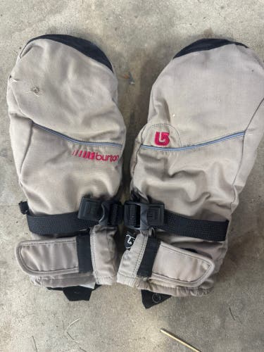 Gray Medium Women's Burton Gloves (Used)
