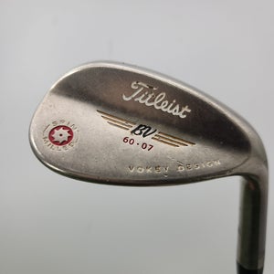 2009 TITLEIST VOKEY SPIN MILLED CHROME WEDGE 60*/7 WEDGEFLEX VOKEY STOCK 34.75"