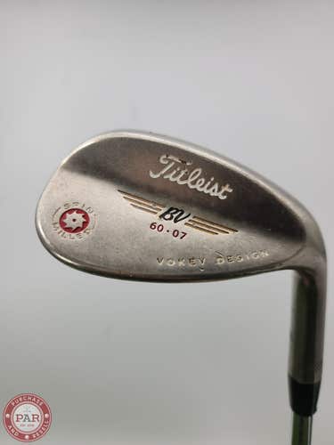 2009 TITLEIST VOKEY SPIN MILLED CHROME WEDGE 60*/7 WEDGEFLEX VOKEY STOCK 34.75"