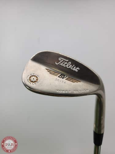 2009 TITLEIST VOKEY SPIN MILLED BLACK NICKEL WEDGE 56*/14 WEDGEFLEX VOKEY STOCK