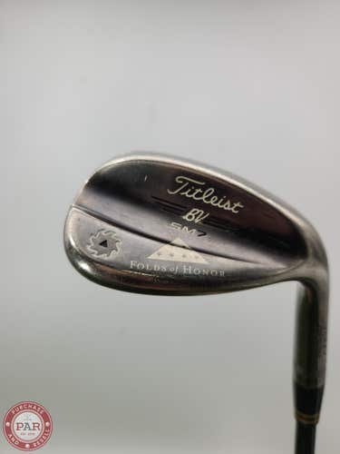 2018 TITLEIST VOKEY SM7 BRUSHED STEEL WEDGE 60*/14K STIFF TT DYNAGOLD TOUR ISSUE