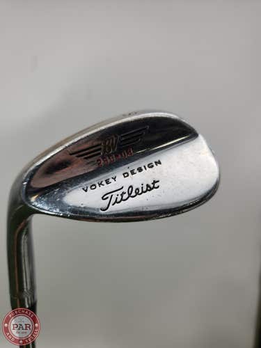 LEFTY 2006 TITLEIST VOKEY CHROME 200 SERIES WEDGE 60* STIFF STEEL 34.75" GOOD