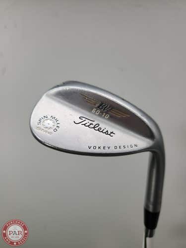 2011 TITLEIST VOKEY SM4 CHROME WEDGE 60*/10 WEDGEFLEX VOKEY STOCK 34.75" GOOD