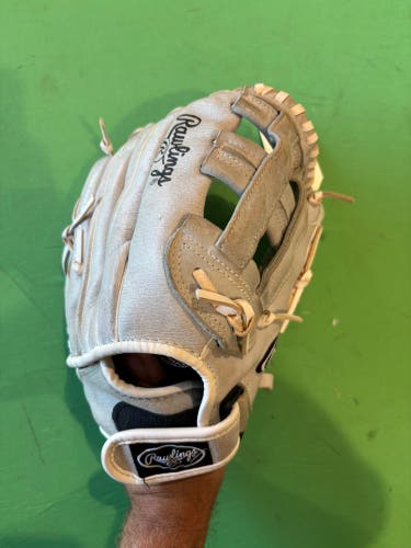 Gray Rawlings Highlight Series RH Outfield Baseball Glove 12.5"